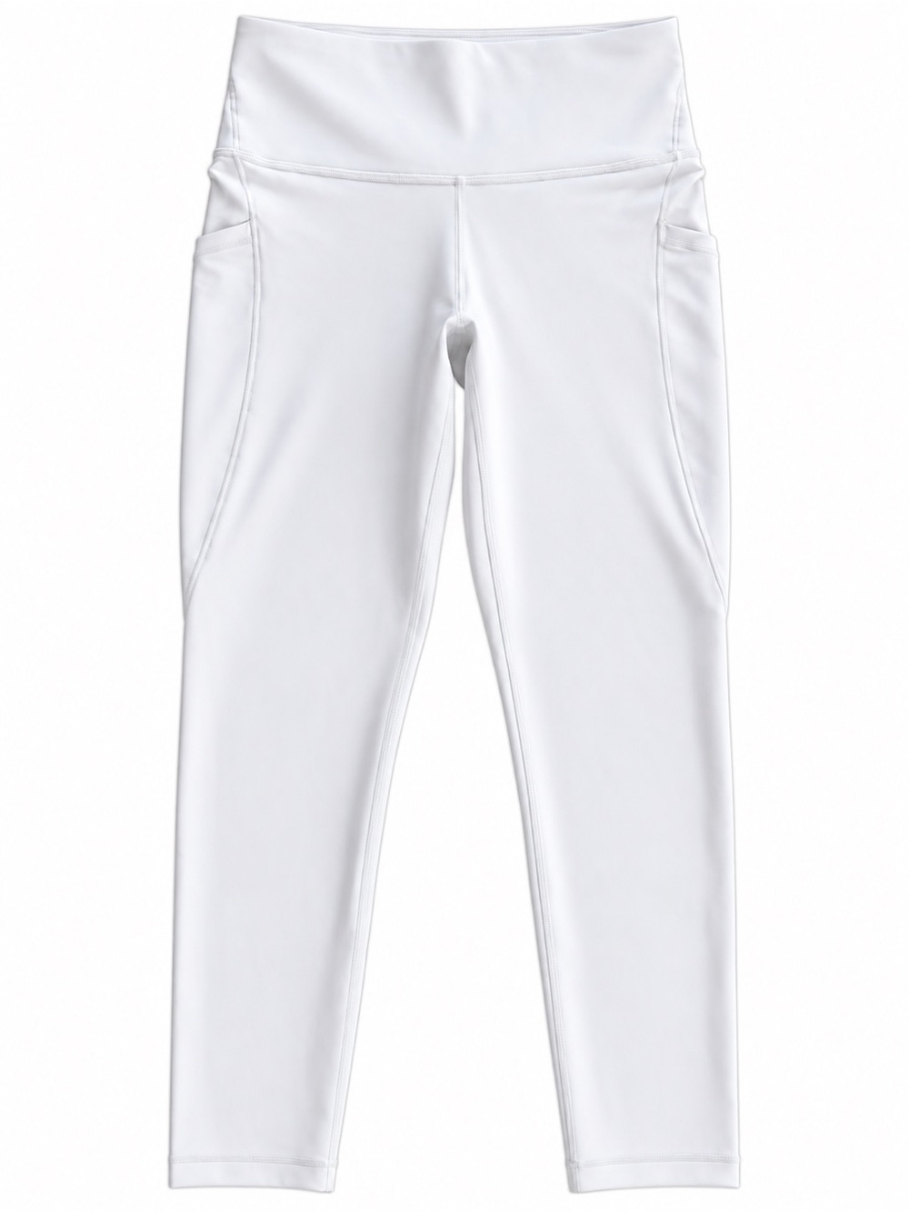 Athleta Interval Stash 7/8 Tight Leggings White Medium NWT